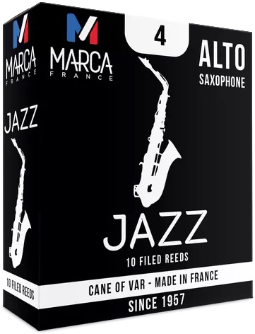 MARCA マーカ ジャズ アルトサックス リード 4番 ファイルドカット 10枚 1箱 Alto saxophone reed JAZZ filed cut 4.0　北海道 沖縄 離島不可