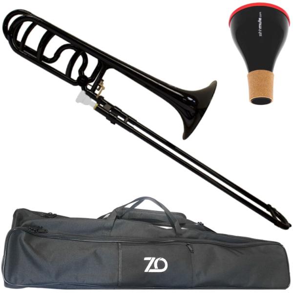 ZO ゼットオー TB-05 ブラック アウトレット テナーバストロンボーン 太管 プラスチック Tenor bass trombone ミュート セット D　北海道 沖縄 離島不可