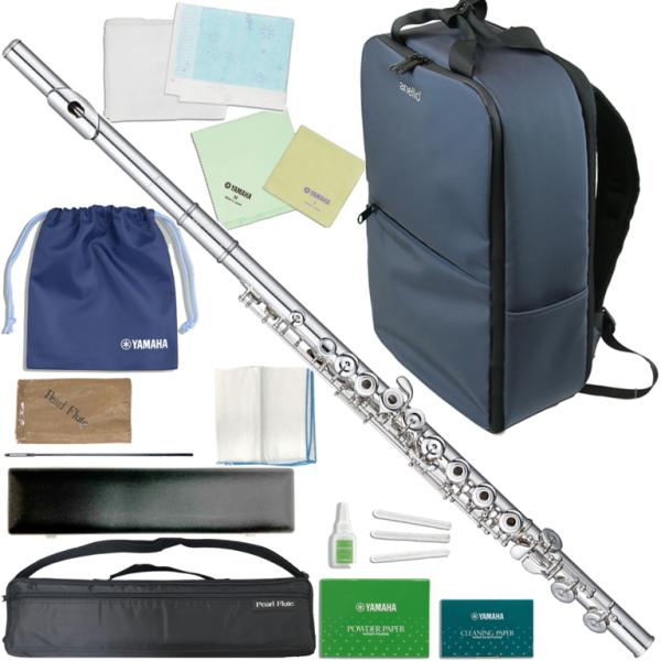 Pearl Flute パールフルート PF-525RE リングキィ フルート リッププレートライザー銀製 ブリランテ Eメカニズム オフセット Brillante PF525RE セット I　北海道 沖縄 離島不可