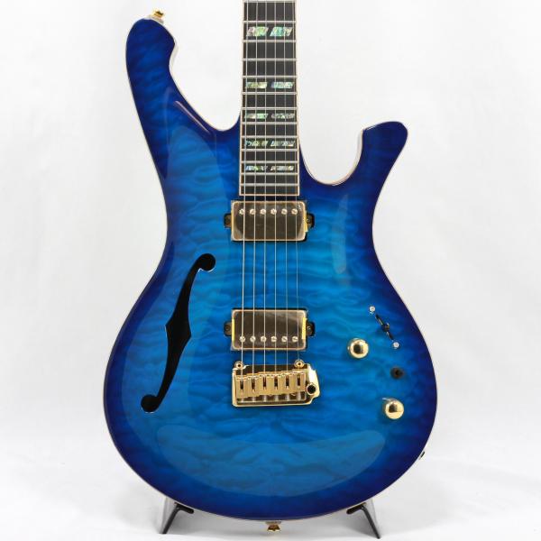 MD-MM Produce MD-Premier G1-Reborn See-through Blue チェンバーボディ エレキギター