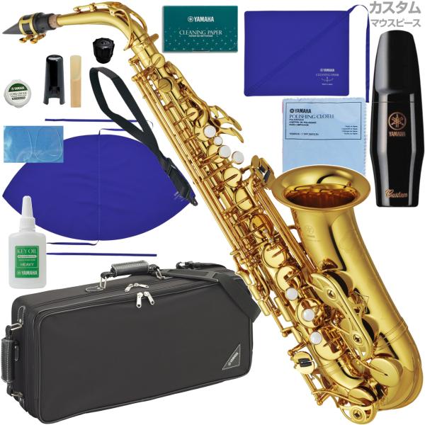 YAMAHA ヤマハ 5年保証サービス対象 YAS-62 アルトサックス ラッカー カスタムマウスピースセットQ　以下対応不可 北海道 沖縄 離島 代引き