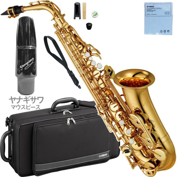 YAMAHA ( ヤマハ ) YAS-480 アルトサックス ラッカー 管楽器 スタンダード Alto saxophone ヤナギサワマウスピース セット U　北海道 沖縄 離島不可