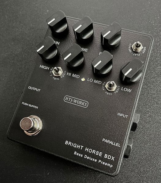 HTJ-WORKS BRIGHT HORSE BDX -Bass Deluxe Preamp-〈ブラック〉