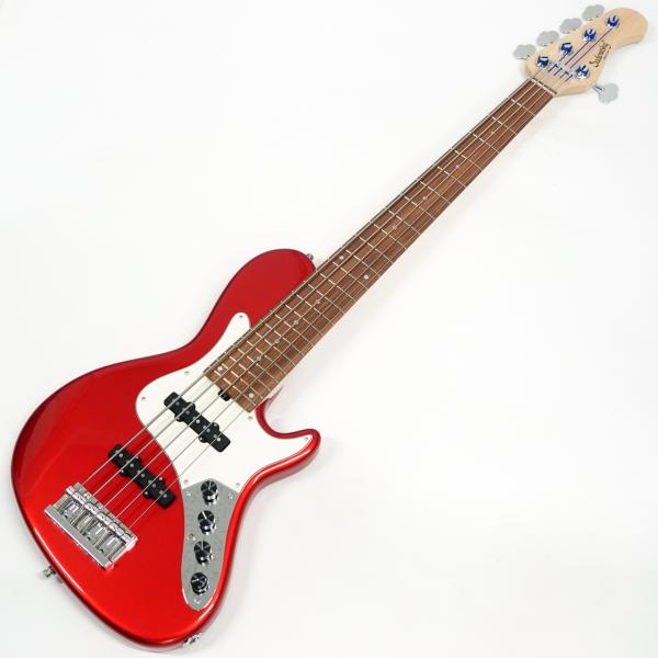 Sadowsky ML24 SV5 Vintage Single Cut Bass Alder / Candy Apple Red High Polish  サドウスキー 5弦ベース 特価品