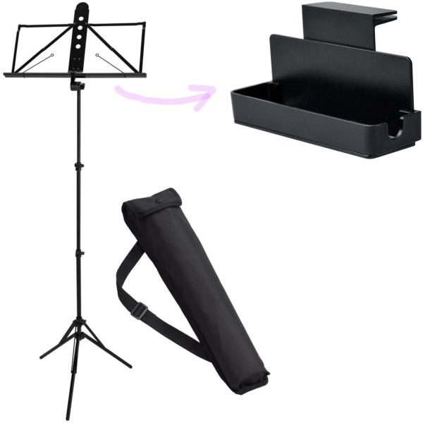 YAMAHA ヤマハ MS-260AL アルミ譜面台 MS-RKDX 譜面台ラックデラックス セット 軽量 ケース付き ミュージックスタンド music stands　北海道 沖縄 離島不可