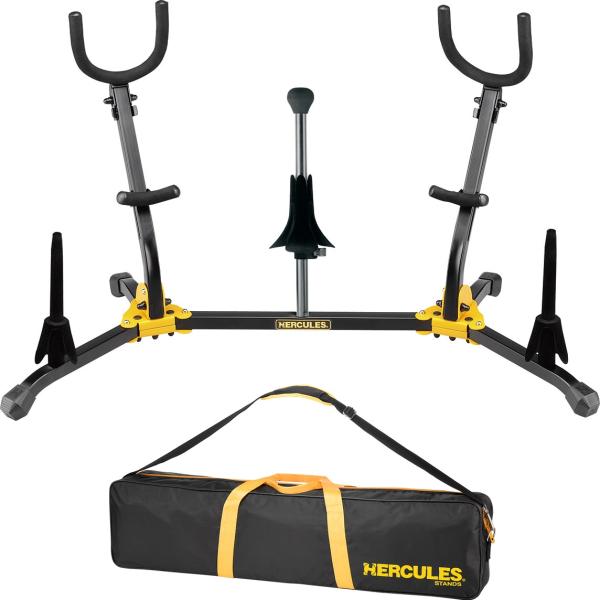 Hercules ハーキュレス DS538B 5本立て スタンド BSB001 キャリーバッグ ケース セット multi alto tenor soprano saxophone stands flute clarinet　北海道 沖縄 離島不可