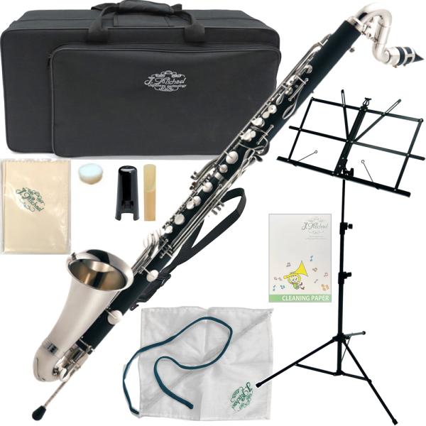 J Michael Jマイケル 3年保証対象 CLB-2300 バスクラリネット ABS樹脂 プラスチック セットL　以下は対応不可 北海道 沖縄 離島 同梱 代引き