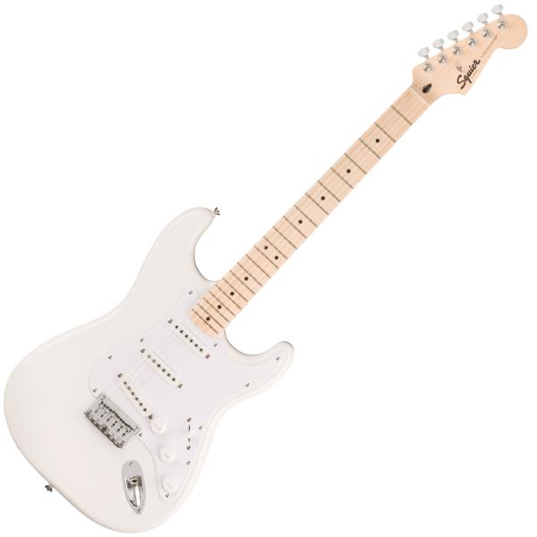 SQUIER ( スクワイヤー )  Squier Sonic Stratocaster HT Arctic White    ストラトキャスター 初心者 入門に おすすめ エレキギター 