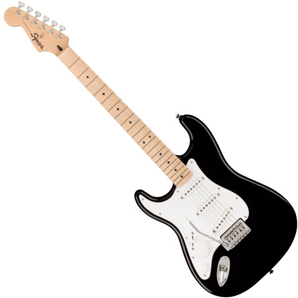 SQUIER ( スクワイヤー )  Squier Sonic Stratocaster Left-Handed Black  左用 レフトハンド ストラトキャスター 初心者 入門に おすすめ エレキギター 