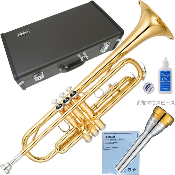 YAMAHA ( ヤマハ ) YTR-2330 トランペット ラッカー ゴールド 管楽器 B♭Trumpets YVS-100NB ヴェノーヴァ セット U　北海道 沖縄 離島不可