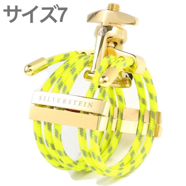 Silverstein シルバースタイン 特注 G507A クライオ4 ゴールド リガチャー イエローコード サイズ7 clarinet Alto sax Ligature CRAYO4 Gold size7　北海道 沖縄 離島不可