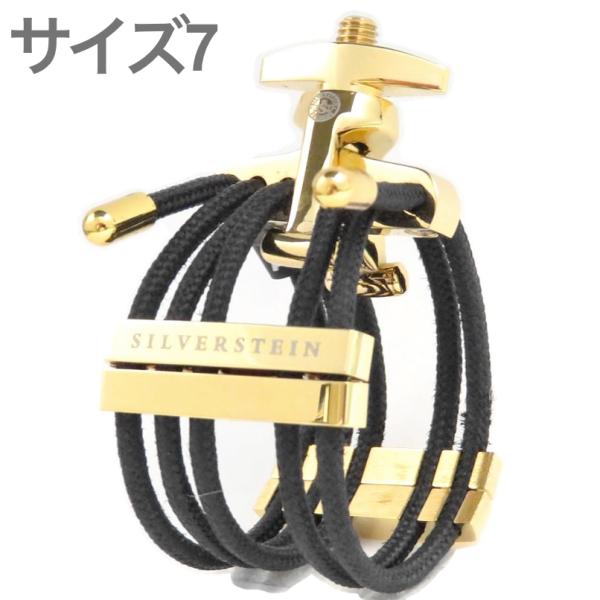 Silverstein シルバースタイン 特注 G507A クライオ4 ゴールド リガチャー ソリッドブラックコード サイズ7 Ligature CRAYO4 Gold  以下対応不可 北海道 沖縄 離島
