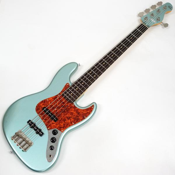 Black Smoker Trad Master BETA-J5 Ice Blue Metallic Light Aged 国産 5弦ベース ライトエイジドラッカー 仕上げ エレキベース