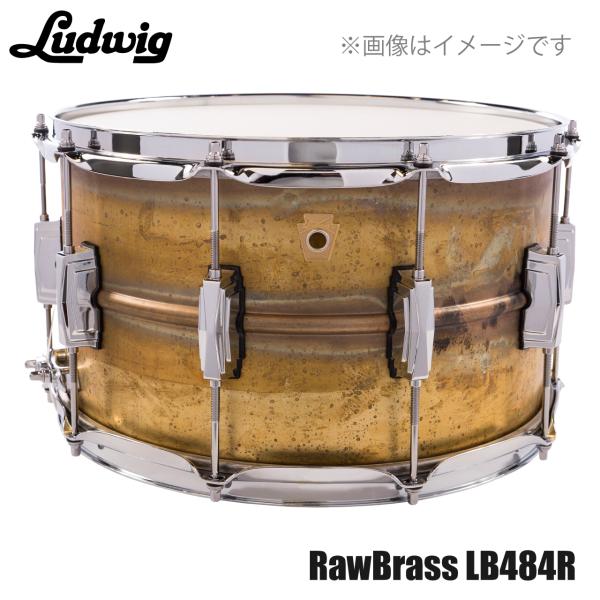 LUDWIG ( ラディック ) LB484R Raw Brass Phonic 14"×8" ドラム スネア ブラス