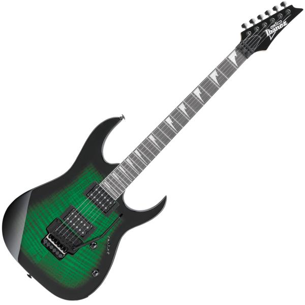 Ibanez ( アイバニーズ ) GRG320FA TEB   ダブルロックトレモロ搭載 入門 におすすめ エレキギター  	Transparent Emerald Burst