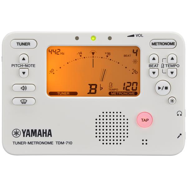 YAMAHA ( ヤマハ ) TDM-710IV アイボリーホワイト チューナーメトロノーム クロマチックチューナー 管楽器 metronome tuner ivory 旧 TDM-700　北海道 沖縄 離島不可