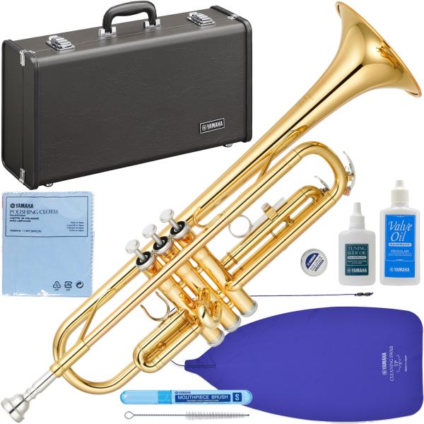 YAMAHA ヤマハ 5年保証サービス対象 YTR-2330 トランペット ラッカー ゴールド 管楽器 B♭ Trumpet セットV　以下対応不可 北海道 沖縄 離島 代引き