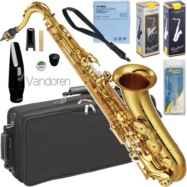 YAMAHA ( ヤマハ ) YTS-62 テナーサックス ラッカー ゴールド 管楽器 Tenor saxophone gold Vandorenマウスピース セット J　北海道 沖縄 離島不可