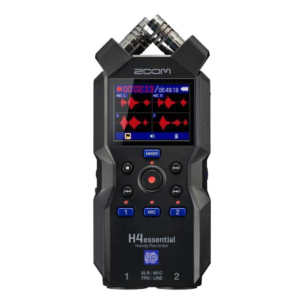 ZOOM ( ズーム ) H4 essential Handy Recorder レコーダー 32bitフロート 録音 USB オーディオインターフェイス機能搭載