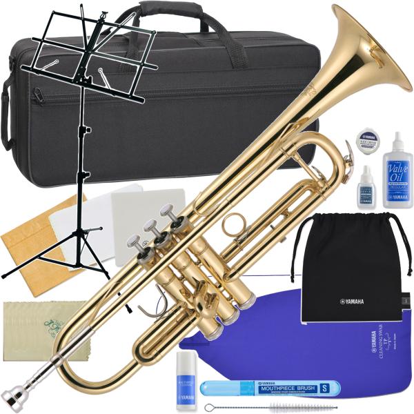 J Michael Jマイケル 3年保証 TR-200 トランペット ラッカー ゴールド B♭ Trumpet セットL　北海道 沖縄 離島不可 代引不可 同梱不可