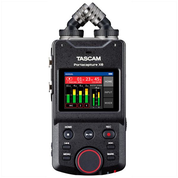 TASCAM タスカム Portacapture X6 レコーダー 32ビットフロート 録音 6トラック対応 オーディオインターフェイス機能搭載
