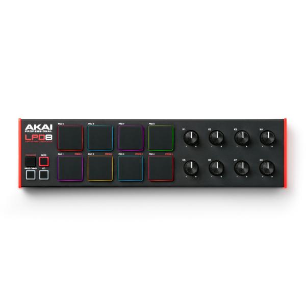 AKAI professional ( アカイ プロフェッショナル ) LPD8 パッド型MIDIコントローラ コンパクトサイズ DTM DAW