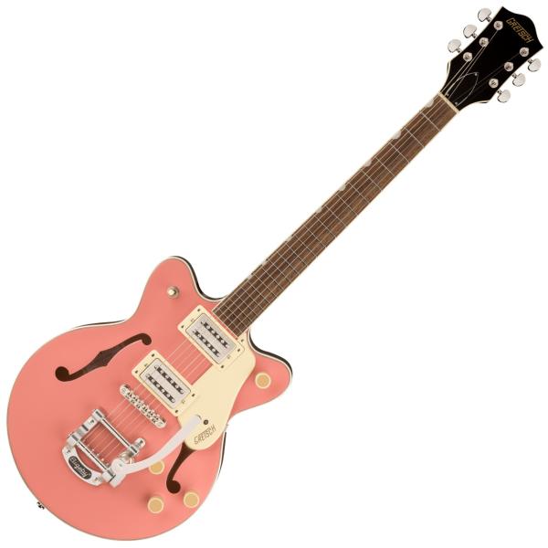 GRETSCH グレッチ G2655T Streamliner Center Block Jr. Double-Cut with Bigsby Coral ストリームライナー コンパクト セミアコ