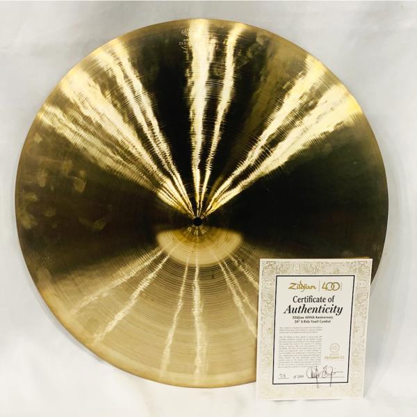 Zildjian ( ジルジャン ) 400th Anniversary Limited Edition Vault Cymbal 20" (1,825g) 73/200