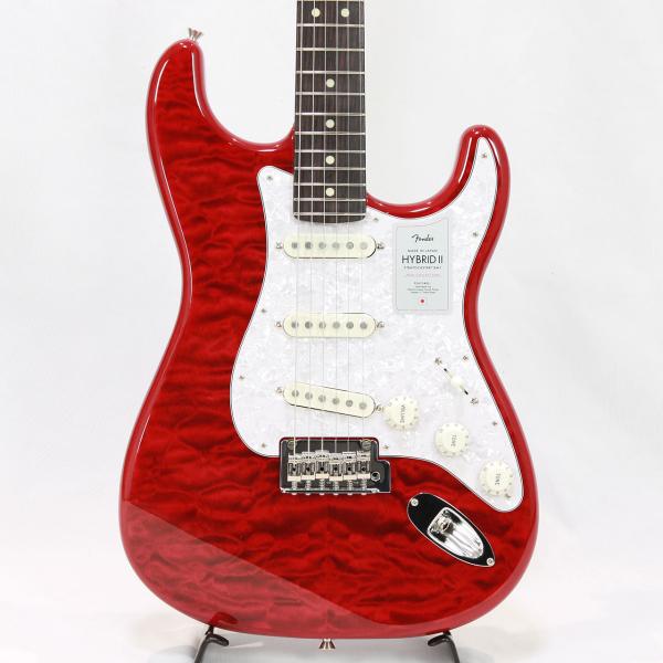 Fender フェンダー 2024 Collection Made in Japan HYBRID II STRATOCASTER / Quilt Red Beryl
