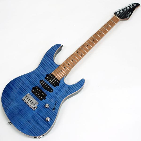 Suhr サー Modern Plus Trans Blue / Roasted Maple