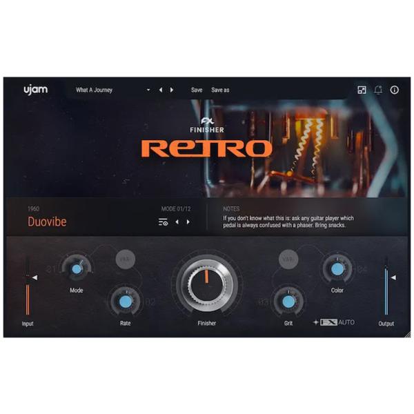 UJAM ユージャム Finisher RETRO ギターエフェクト ヴィンテージ