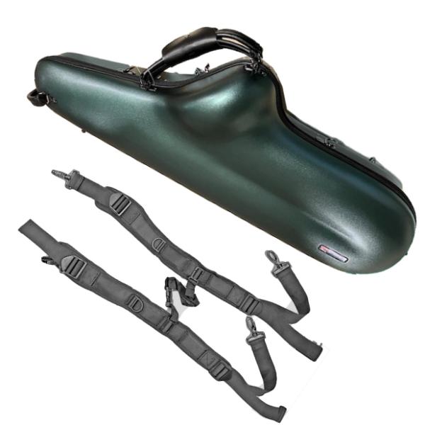 PROTEC プロテック BM305CTHG テナーサックス ケース ハンターグリーン  ABS樹脂製 セミハード リュック Tenor saxophone case hunter green　北海道 沖縄 離島不可