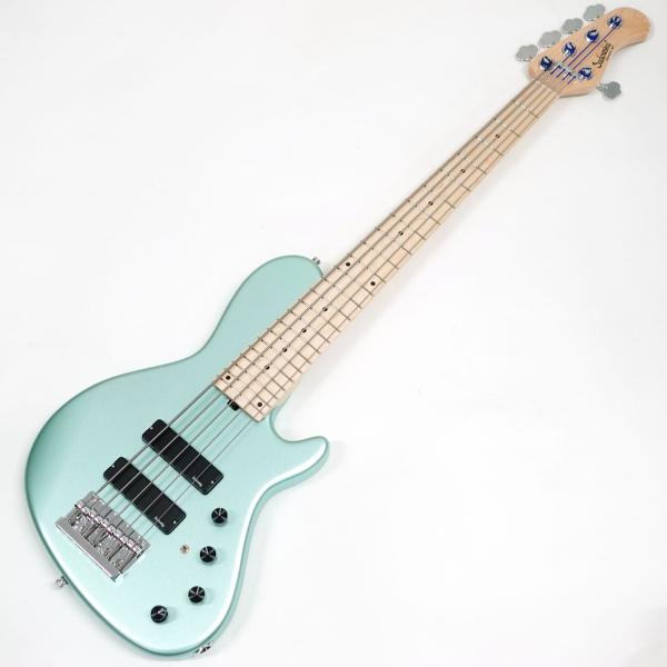 Sadowsky ML24 SC5 Single Cut Bass Ash / Sage Green Metallic Satin 【OUTLET】