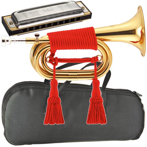 J Michael Jマイケル 3年保証 ATR-150A 信号ラッパ 三つ巻 ビューグル ストレート マウスピース セットE　北海道 沖縄 離島 代引き 同梱不可
