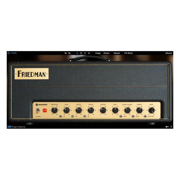 Plugin Alliance プラグインアライアンス Friedman BE-100 ギターアンプ エフェクト プラグイン