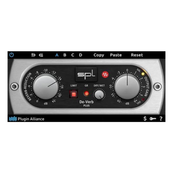 Plugin Alliance プラグインアライアンス SPL De-Verb Plus ミックスツール エフェクト プラグイン