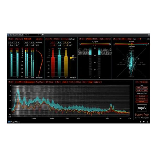 Plugin Alliance プラグインアライアンス SPL HawkEye ミックスツール エフェクト プラグイン