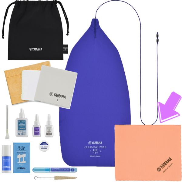 YAMAHA ヤマハ KOSHR6 フレンチホルン お手入れセット 管楽器 ラッカークロス LQC セットE　北海道 沖縄 離島不可