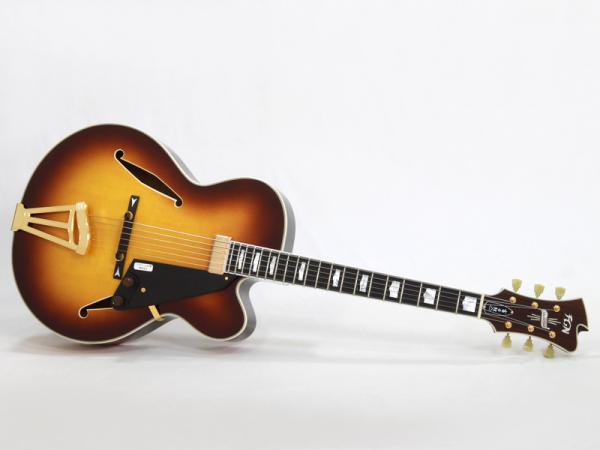FgN フジゲン Masterfield MFA-FP JB 国産 フルアコ エレキギター Jazz Burst