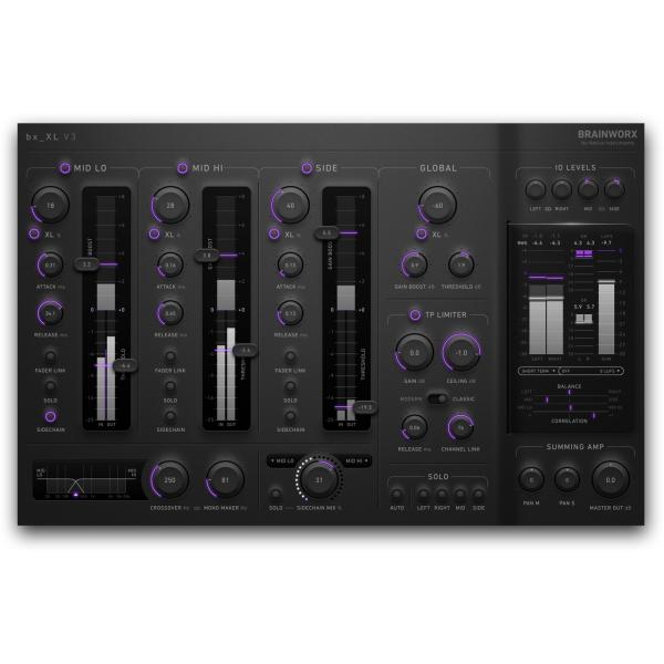 Plugin Alliance プラグインアライアンス Brainworx bx_XL V3 エフェクト プラグイン ミックスツール