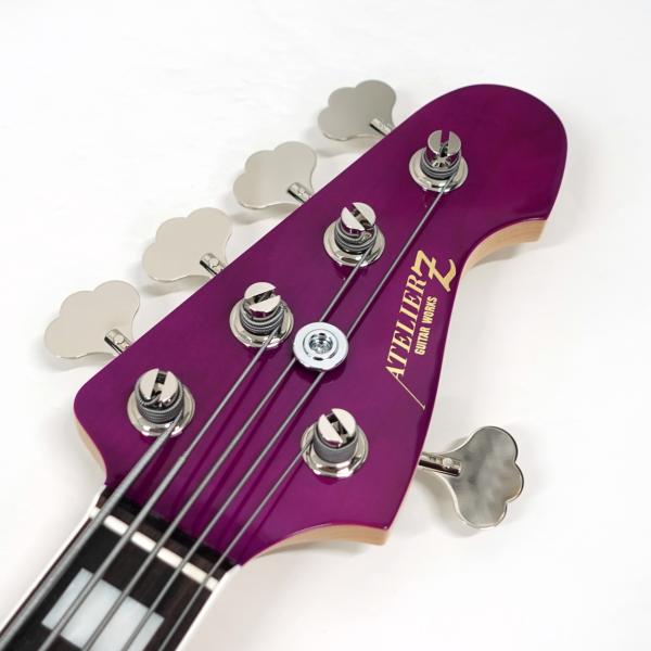 ATELIER Z エレキベース ヒップショット付き 楽天市場】ATELIER Z Beta 5 CUSTOM TP-Purple Matching Head