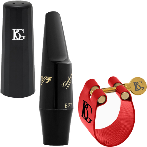 vandoren バンドーレン SM435 バリトンサックス ハードラバー マウスピース B27 V5 エボナイト baritone sax mouthpieces BONADEリガチャー セット C　北海道 沖縄 離島不可