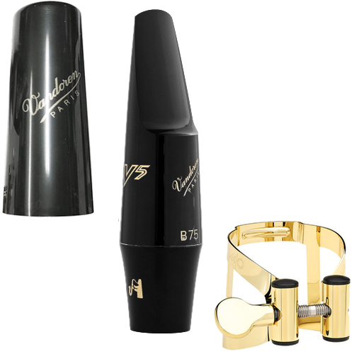 vandoren バンドーレン SM433 バリトンサックス ラバー マウスピース B75 V5 JAZZ ジャズ baritone saxophone mouthpieces MOリガチャー セット　北海道 沖縄 離島不可