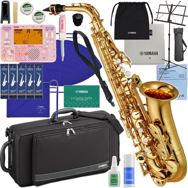 YAMAHA ヤマハ 5年保証サービス対象 YAS-480 アルトサックス ラッカー ゴールド 管楽器 TM-70C SKT キティ セット　以下対応不可 北海道 沖縄 離島 代引き