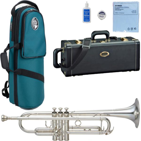 YAMAHA ヤマハ 5年保証対象 YTR-850GS トランペット 銀メッキ ゴールドブラス カスタム B♭ Marcus Bonna セットJ　以下対応不可 北海道 沖縄 離島 代引き