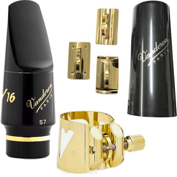 vandoren バンドーレン SM803 ソプラノサックス S7 マウスピース V16 ラバー  Soprano saxophone Mouthpieces OPTIMUMリガチャー セット D　北海道 沖縄 離島不可