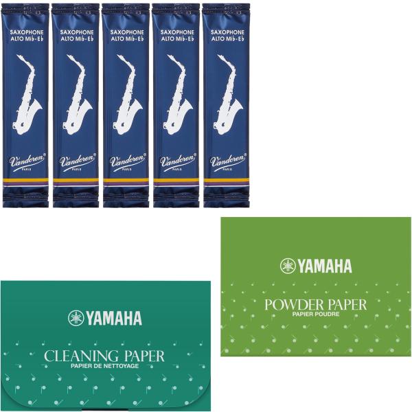 vandoren バンドーレン バラ5枚 SR213 箱なし アルトサックス リード トラディショナル 3番 alto sax traditional reed 3.0 CP3 PP3 ペーパー セット　北海道 沖縄 離島不可