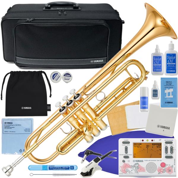 YAMAHA ヤマハ 5年保証対象 YTR-4335G2 トランペット B♭ ラッカー ゴールドブラスベル 管楽器 YTR-4335Gll セットS　以下対応不可 北海道 沖縄 離島 代引き