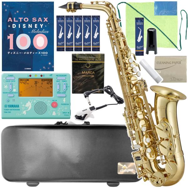Antigua  アンティグア AS3108 アウトレット アルトサックス スタンダード GL ラッカー ゴールド Alto saxophone TDM-700DARL ディズニーセット　北海道 沖縄 離島不可