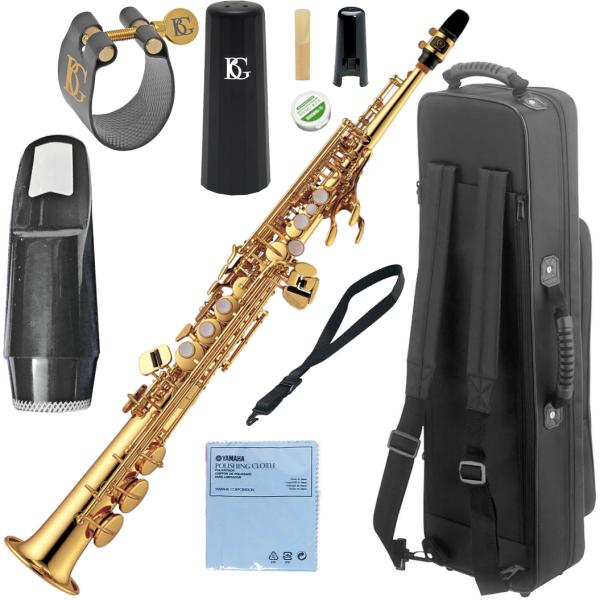 YAMAHA ヤマハ 5年保証サービス対象 YSS-475II ソプラノサックス ラッカー ストレート 管楽器 セットU　以下対応不可 北海道 沖縄 離島 代引き